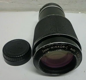 NIKON Zoom-NIKKOR-C Auto 1:4.5 f=80~200mm CAMERA LENS - FREE SHIPPING!!! - Picture 1 of 5