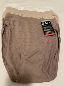 Bali DFAK83 Comfort Revolution Microfiber Hi Cut Panty 3 Pairs 8/9 - Picture 1 of 1