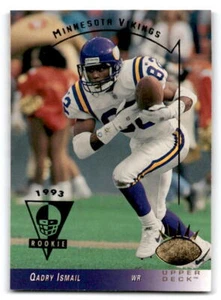 1993 Upper Deck # 158 Qadry Ismail Rookie - Picture 1 of 2