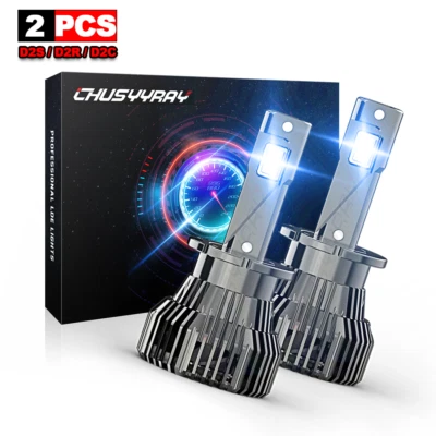 Faros LED 6000K haz alto-bajo para Infiniti Q60 2014-2019 D2S D2C D2R D2H Foto 1 de 4