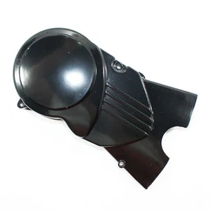 BLACK Engine Chain Sprocket Magneto Cover Casing Case 125cc 140cc PIT Dirt Bike - Picture 1 of 6