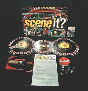 SCENE IT: ESPN SPORTS - TABLE GAME - COMPLETE - LOOKS UNUSED - Picture 1 of 2