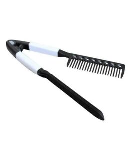 Hair Straightener Spring Grip Straightening Comb Flat Iron Help Hair Dryer Brush
