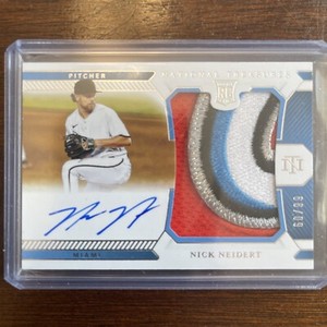 2021 National Treasures Nick Neidert RPA RC 5-COLOR PATCH Auto #60/99