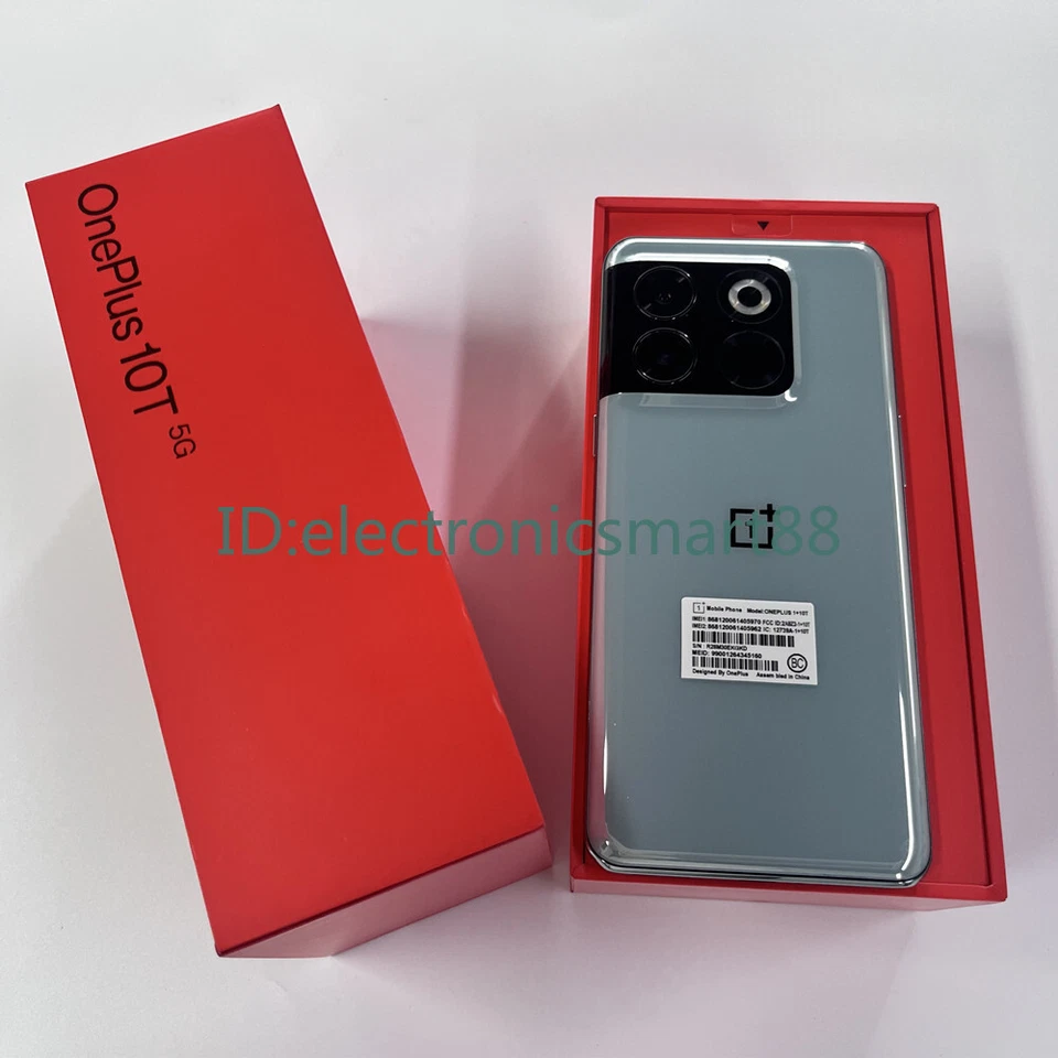 Unlocked OnePlus 10T 5G 12/16GB RAM 256/512GB 6.7" Snapdragon 8+Gen 1 Smartphone - Image 1 of 1