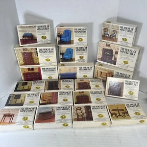 LOT Vintage House Of Miniatures 1970s XACTO Collectors Series 20 LOT Furnitures - Picture 1 of 24