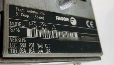ONE USED FAGOR PS-25A servo drive - Image 1 of 2