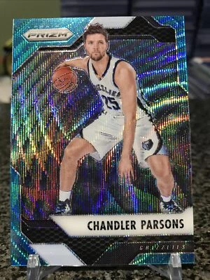 2016-17 Panini Prizm #62 Chandler Parsons Raro Teal Wave Prizms SSP/25!!! Foto 1 de 2