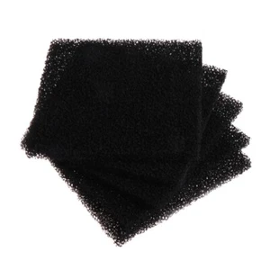 5pcs Aquarium Replacement Media Fish Tank Filter Activated Carbon Sponge Black - Picture 1 of 8