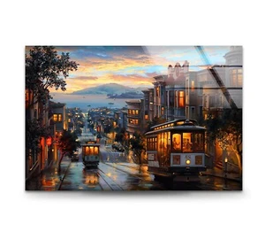 Arte de pared de vidrio templado con vista a Londres - Imagen 1 de 10