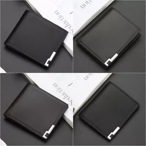 Men's Leather Bifold Wallet Multi-card Holder Case Money Cash Purse Billfold US - Picture 1 of 16
