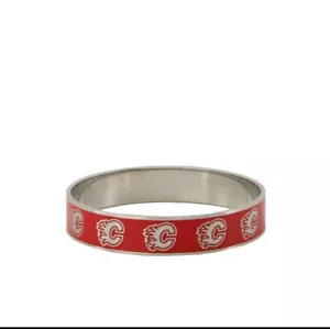 NHL - Pulsera Esmaltada Llamas Calgary - Imagen 1 de 1