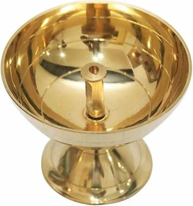 Religious Brass Diya Akhand Diyas Home Temple Puja Prayer Gifts Lighting 50g - Picture 1 of 5