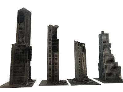 Eyepop Designs 4 Buildings 1/450 Scale works with NECA Sh Monsterarts - Image 1 of 4