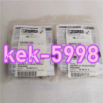 1PC NEU Phoenix VS-PPC-C1-RJ45-MNNA-PG9-8Q5 1608016 #CL - Image 1 of 2