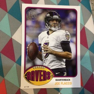 JOE FLACCO RAVENS QB 07/99 made 5x7 2015 Topps 60th Anniversary Retro Throwback - Picture 1 of 2