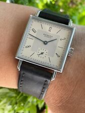 NOMOS GLASHUTTE WATCH TETRA MANUAL MENS 28x39mm MADE IN GERMANY