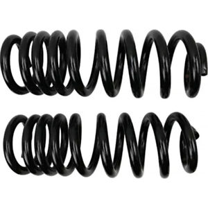 For Ford E-350 Club Wagon 2003 2004 2005 Coil Spring Set - Front | Black