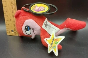 Neopets McDonalds Happy Meal Red Flotsam Soft Plush Toy Dolphin W/ Snarhook Clip - Picture 1 of 5