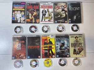Lot of 10 Sony PSP UMD Movies - Region 2 - Picture 1 of 2