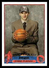 2003  Topps #242 Zoran Planinic RC New Jersey Nets Basketball card