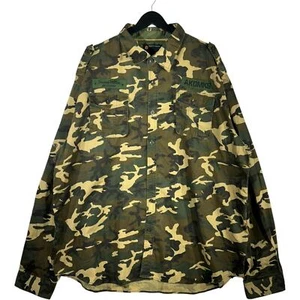 Akademiks Camo Long Sleeve Button Up - Picture 1 of 7