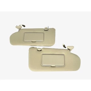2003 - 2008 Infiniti FX35 FX45 Sunvisor set OEM Beige illuminated sun visors - Picture 1 of 6