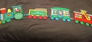 52" Cloth Fabric Train Wall Decorations Children's Room *Adorable* - Picture 1 of 6