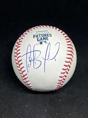 SAN DIEGO FERNANDO TATIS JR. SIGNED BASEBALL JSA COA ROOKIE SIG 2018 FUTURES MLB - Image 1 of 2