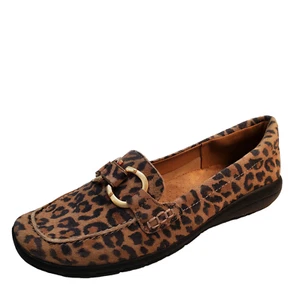 Easy Spirit Womens Casual Shoes Avienta Leather Flat Loafers MSRP 79 New - Picture 1 of 9