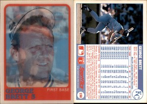 1987 Sportflics #150 George Brett - Excellent