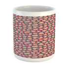 Ambesonne Funky Abstract Ceramic Coffee Mug Cup For Water Tea Drinks, 11 Oz