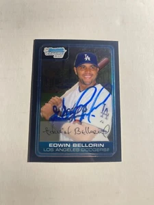 Los Angeles Dodgers EDWIN BELLORIN signierte Karte - Bild 1 von 1