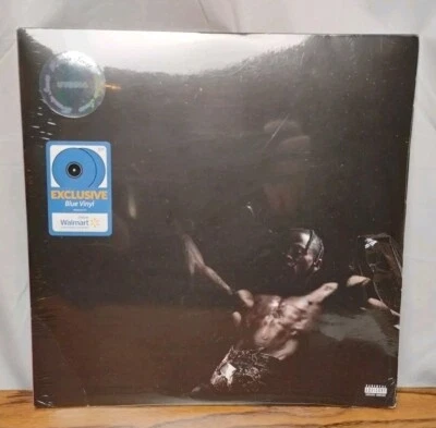 Travis Scott - Utopia Record LP Blue Vinyl Walmart Exclusive Sealed w/Sleeve Dmg — 第 1/4 张图片