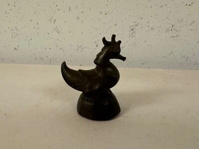 古董缅甸青铜鸟形鸦片重量 163 克 — 第 1/4 张图片