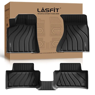 All Weather Floor Mats for Porsche Macan 2014-2026 1st & 2nd Row TPE Material - Image 1 of 4