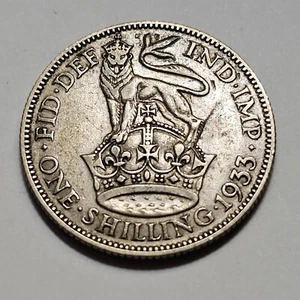 1933 Great Britain UK one shilling - GeorgeV - KM# 833  - COMBINE - UK-223 - Picture 1 of 5