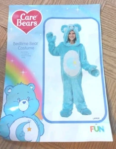 Care Bears Bedtime Bear Fluffy Costume Halloween Play Pretend Cosplay Child SZ L - Picture 1 of 6