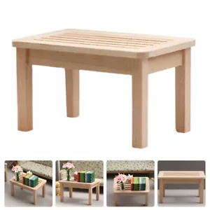 Mini Furniture Park Stool Model Miniature Garden Accessory Child - Picture 1 of 12