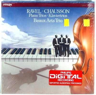 PHILIPS DIGITAL CLASSICS 1984 Ravel Chausson BEAUX ARTS TRIO 411 141-1 EX+/NM - Image 1 of 4