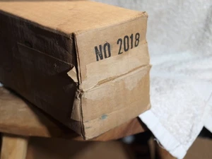 Locomotora de vapor vintage Lionel #2018 posguerra caja (SOLO) ¡Caja original! - Imagen 1 de 7