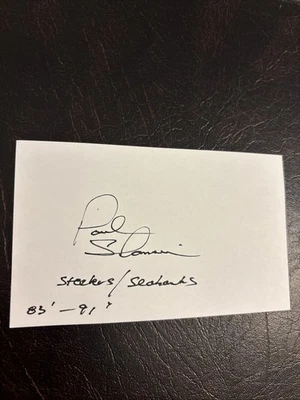 Paul Skansi (U. Washington 2X All-Pac-10) ‘83 Steelers, SEAHAWKS & CFL - Image 1 of 2