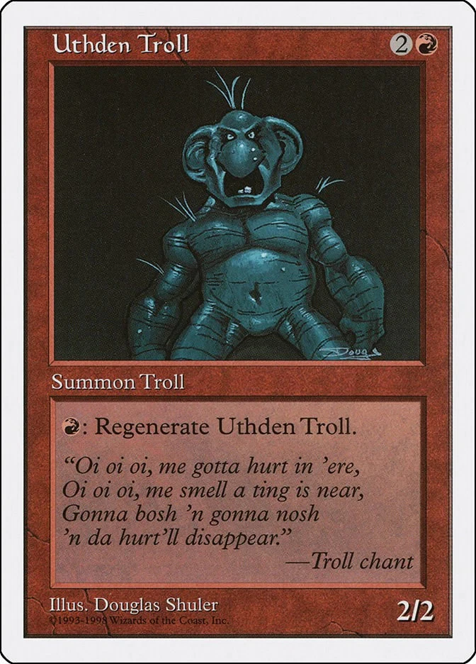 Uthden Troll - 17 / English / Moderately Played - Image 1 of 1