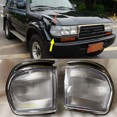 For 1991-1997 Toyota Land Cruiser LC80 FJ80 Corner Front L+R Turn Signal Light - Image 1 of 4