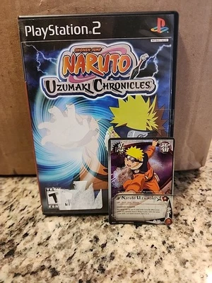 Naruto Uzumaki Chronicles PS2 True CIB with Exclusive Trading Card - Image 1 of 4