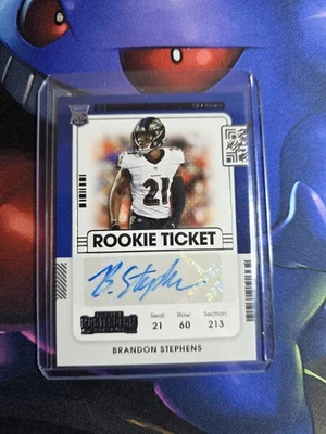 2021 Panini Contenders - Rookie Ticket Brandon Stephens #197 (AU, RC) - Image 1 of 2