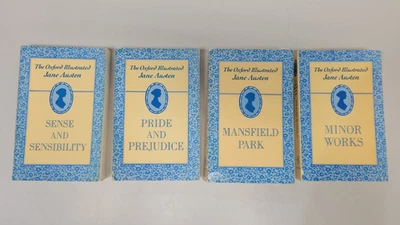 Lot of 4 The Oxford Illustrated Jane Austen Paperback Books - Image 1 of 4