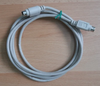 AppleTalk Kabel 2m mit Mini Din 8 pin Konnektor - Bild 1 von 3