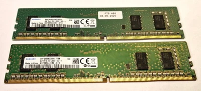 8GB Kit(2x4GB) DDR4- 2666 / PC4 -21300  für Desktop PC /Samsung oder Hynix - Bild 1 von 3