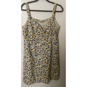 Boden Mujer Floral Mezcla de Lino Sin Mangas Hasta la Rodilla Talla 8 - Imagen 1 de 11